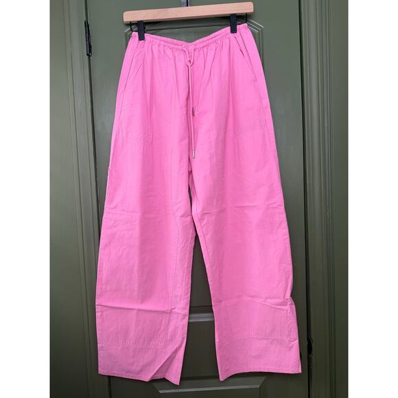 pistola Pants - NWT Pistola Theo Drawstring Lightweight Poplin Pant Azalea Bubblegum Pink Small